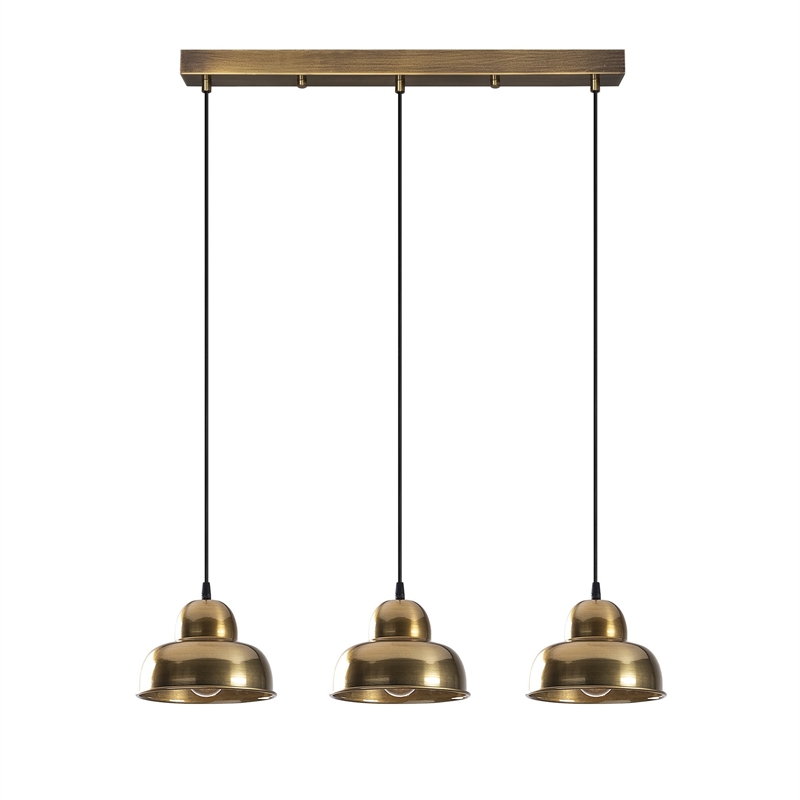 Pemberly Row Adjustable Height Scandinavian Vintage Iron Chandelier