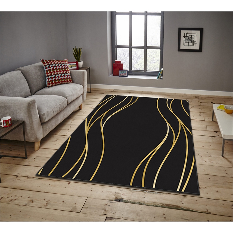 Pemberly Row 180 x 110.24 in Multi-Color Polyester Carpet
