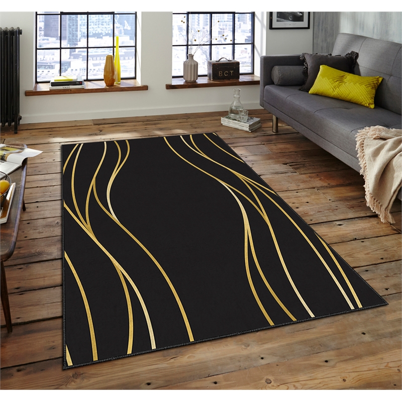 Pemberly Row 180 x 110.24 in Multi-Color Polyester Carpet