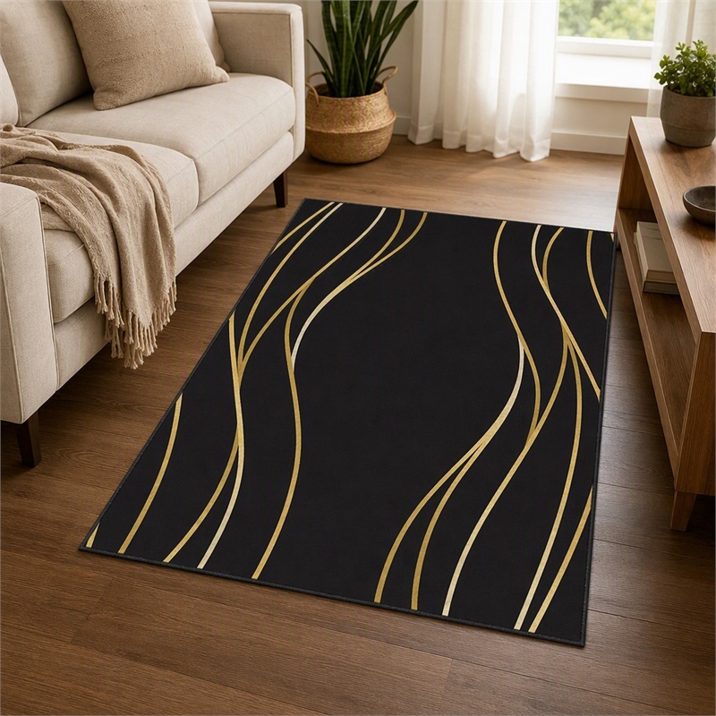 Pemberly Row 180 x 110.24 in Multi-Color Polyester Carpet