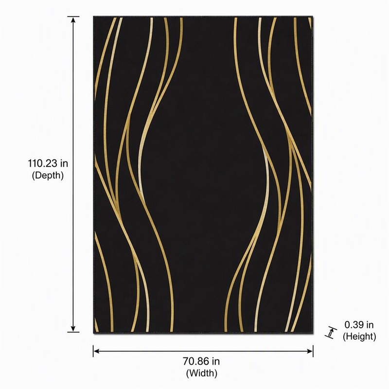 Pemberly Row 180 x 110.24 in Multi-Color Polyester Carpet