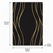 Pemberly Row 180 x 110.24 in Multi-Color Polyester Carpet