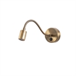 Pemberly Row Adjustable Brass Wall Lamp with Metal Body