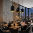 Pemberly Row Tattoo Black Chandelier with Metal Body