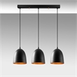 Pemberly Row Tattoo Black Chandelier with Metal Body
