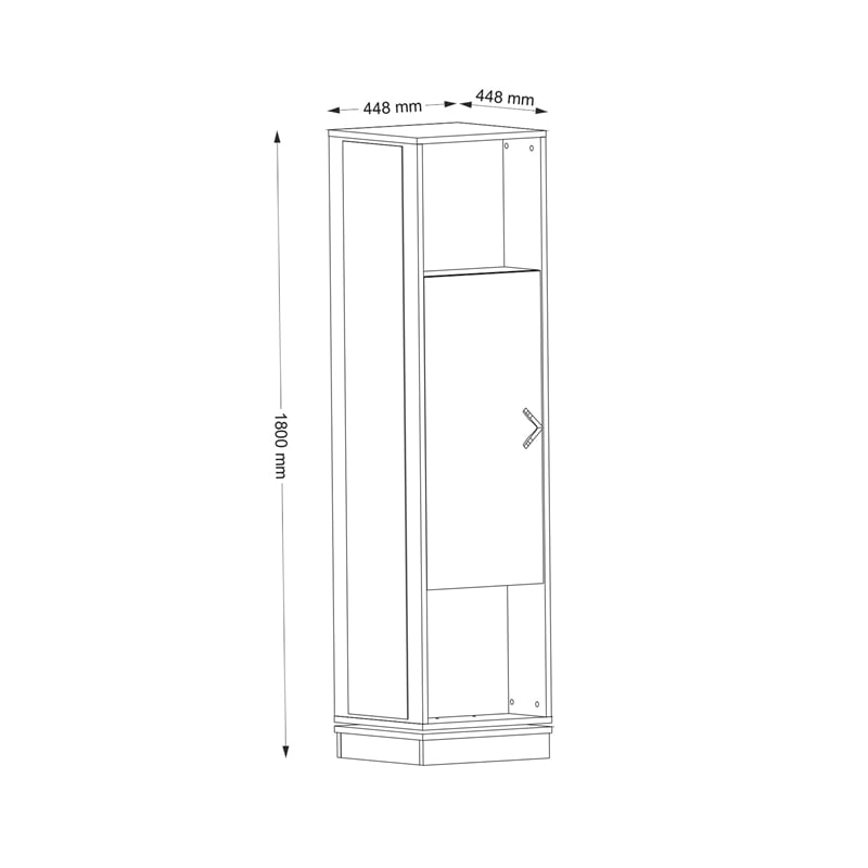Pemberly Row Roll Hall Stand with Multipurpose Racks in Walnut Finish