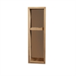 Pemberly Row Turra Nightstand in Pine Finish with Storage Shelves