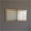 Pemberly Row Rectangular Silver Mirror 51.18 in Width x 25.59 in Height