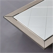 Pemberly Row Rectangular Silver Mirror 51.18 in Width x 25.59 in Height