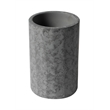 Pemberly Row Solid Concrete 5-Piece Accessory Set in Gray Matte