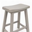 Pemberly Row Set of 4 Counter Height Stools in Light Gray