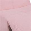 Pemberly Row Swivel Glider Recliners - Set of 2 in Pink Corduroy Fabric
