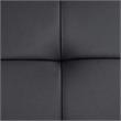 Pemberly Row 4-Piece Living Room Set with Sofa and Loveseat in Black PVC