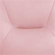 Pemberly Row Set of 2 Pink Recliner Chairs for Kids in PVC Upholstery