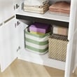 Pemberly Row Modern Wardrobe Armoire with Hanging Rod in White Finish