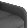 Pemberly Row Massage Recliner Chair in Dark Gray
