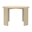 Pemberly Row 47 in Round Dining Table with Curved Legs in Natural Driftwood