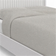 Pemberly Row California King Panel Bed in Mahogany White Finish