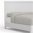 Pemberly Row California King Panel Bed in Mahogany White Finish