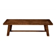 Pemberly Row Newberry Dining Bench in Medium Brown Acacia Wood