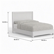 Pemberly Row King Panel Bed in White Mahogany Solids and Veneer
