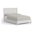 Pemberly Row King Panel Bed in White Mahogany Solids and Veneer