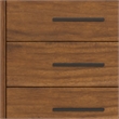 Pemberly Row Honey Maple Mahogany 5-Drawer Chest with Dovetail Build