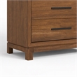 Pemberly Row Honey Maple Mahogany 5-Drawer Chest with Dovetail Build