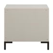 Pemberly Row 1 Drawer Nightstand with Open Shelf Antique White Oak Poplar