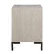 Pemberly Row 1 Drawer Nightstand with Open Shelf Antique White Oak Poplar