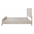 Pemberly Row King Panel Bed in Oak with Antique White Finish