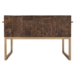 Pemberly Row Coffee Table in Reclaimed Pine Wood Smokey Taupe Finish