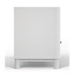 Pemberly Row Stapleton TV Console in Mahogany Wood White Finish