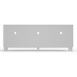 Pemberly Row Stapleton TV Console in Mahogany Wood White Finish