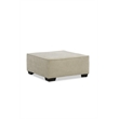Pemberly Row Cocktail Ottoman in Beige Textured Upholstery