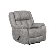 Pemberly Row Manual Recliner in Neutral Pewter Gray