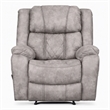 Pemberly Row Manual Recliner in Neutral Pewter Gray