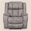Pemberly Row Manual Recliner in Neutral Pewter Gray
