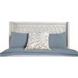 Pemberly Row Full-Sized Panel Bed in Light Gray Mahogany Veneer