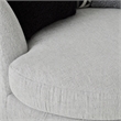 Pemberly Row Swivel Accent Chair in Shay Artic Gray with Neutral Fabric