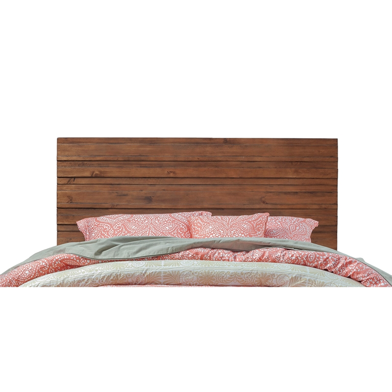 Pemberly Row Full Wood Bed in Chestnut Brown