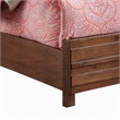 Pemberly Row Full Wood Bed in Chestnut Brown