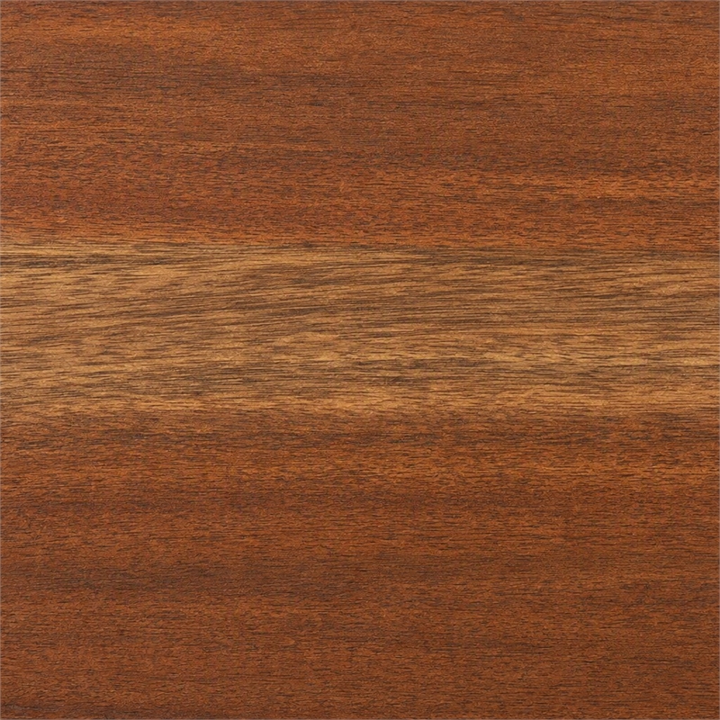 Pemberly Row 3-Drawer Small Mahogany Chest in Toffee Finish