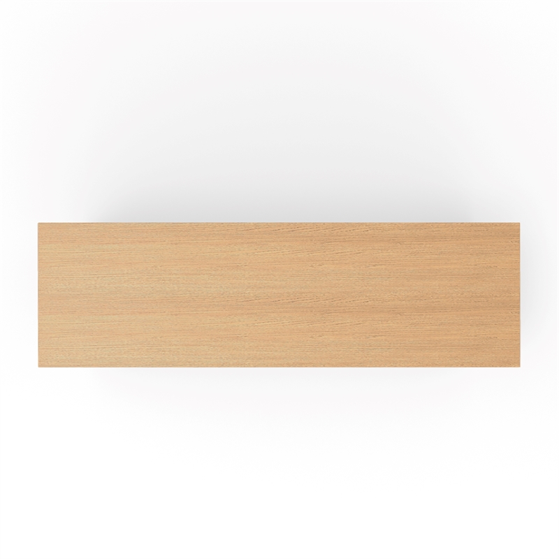Pemberly Row 6 Drawer Dresser in Natural Wood with Soft-Close Drawers