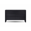 Pemberly Row 6 Drawer Dresser in Black Oak with Soft-Close Drawers