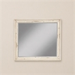 Pemberly Row Distressed White Mahogany Wall Mirror