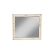 Pemberly Row Distressed White Mahogany Wall Mirror