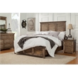 Pemberly Row Wood Mirror in Aged Pine Brown