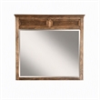 Pemberly Row Wood Mirror in Aged Pine Brown