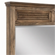 Pemberly Row Wood Mirror in Aged Pine Brown
